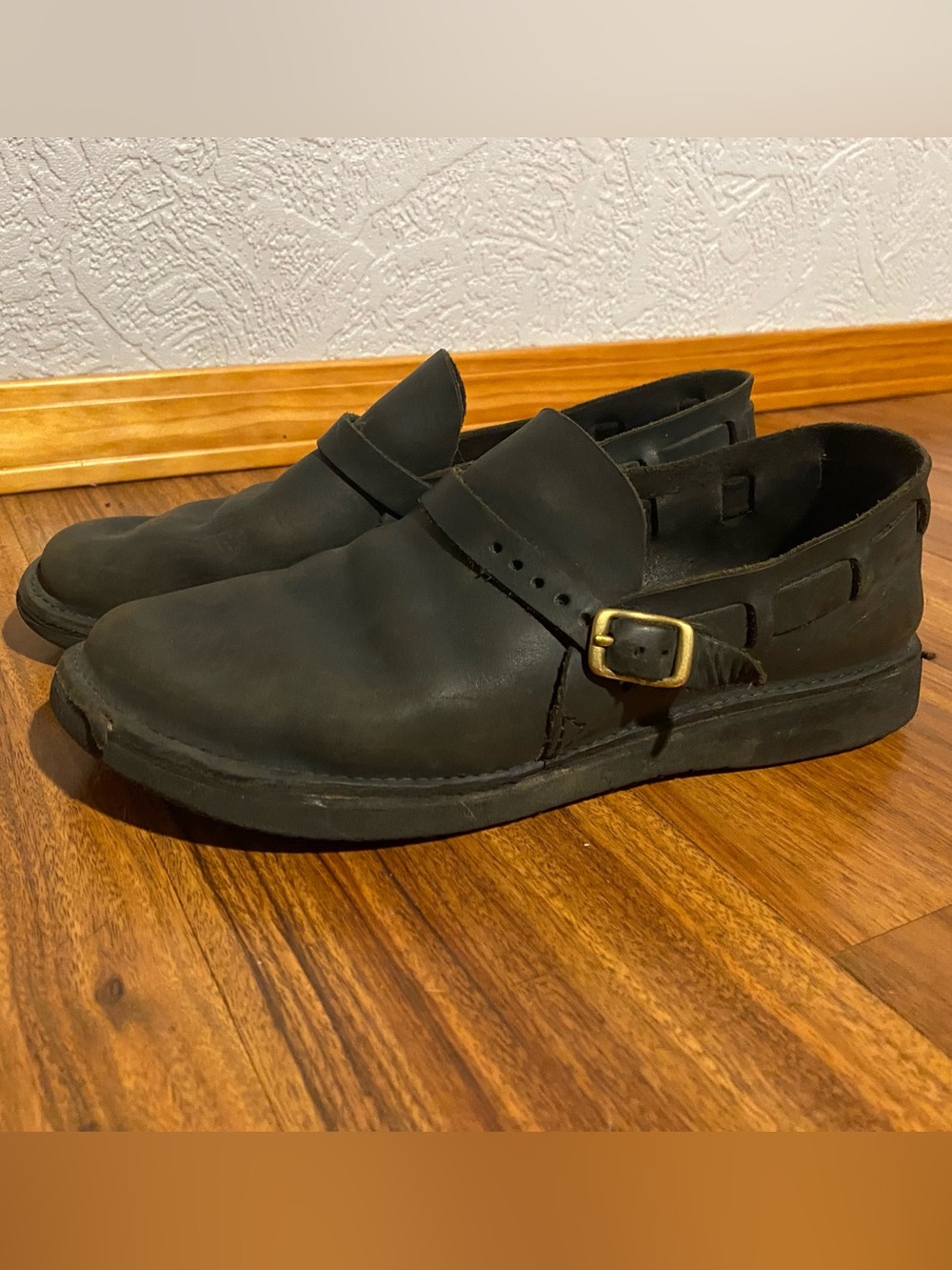 Aurora Shoe Co. Men's Middle English - NAVY 8 1/2 8.5 C